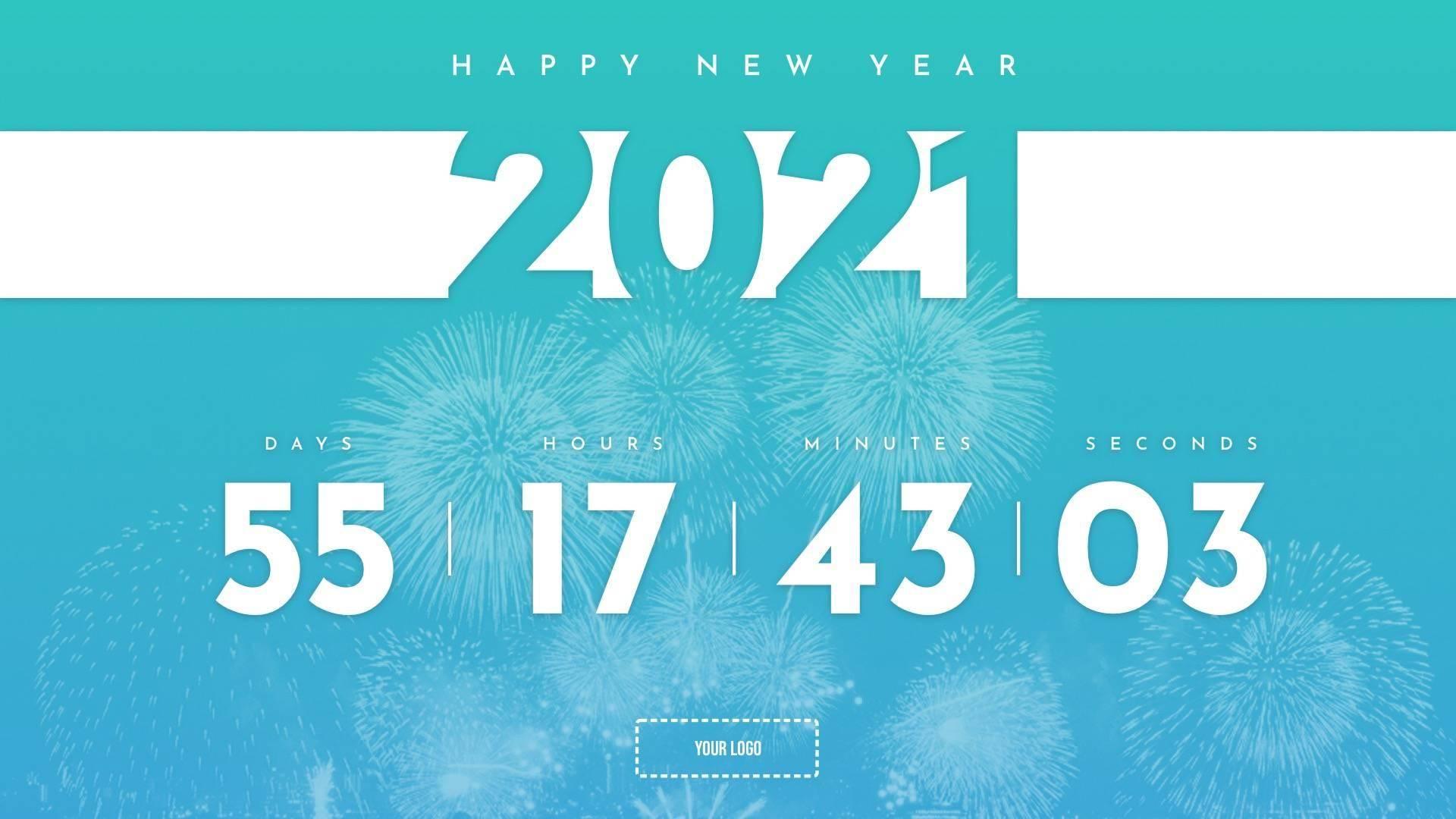 New Year Countdown Digital Signage Template